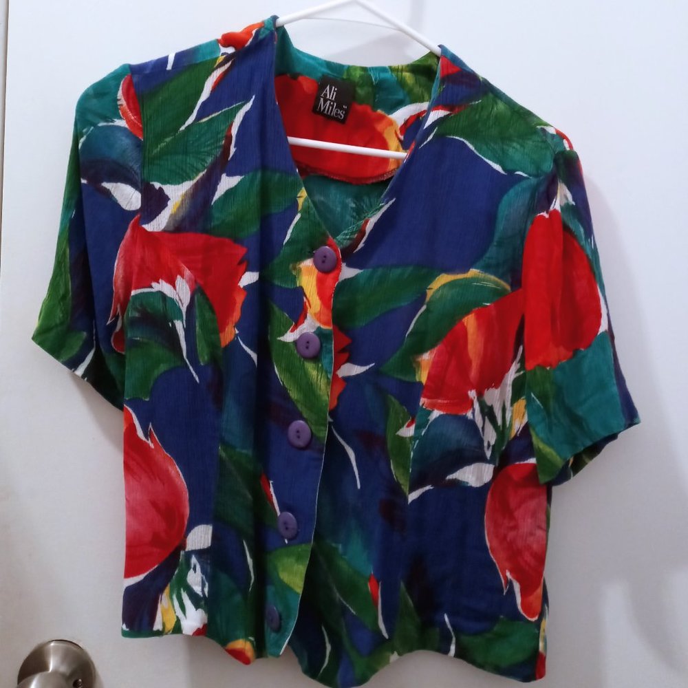 Vintage Tropical Top